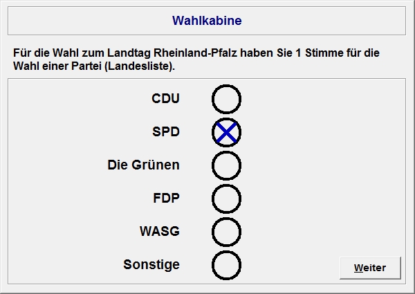 Ballot (single vote).